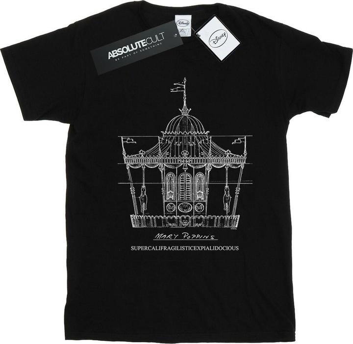Produktbild Disney Mary Poppins Carousel Sketch TShirt (L)
