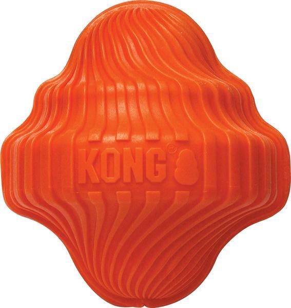 Actual product image KONG Squeezz Orbitz Spin Top M/L, 11.45 cm, assorted (Dog chew toy)