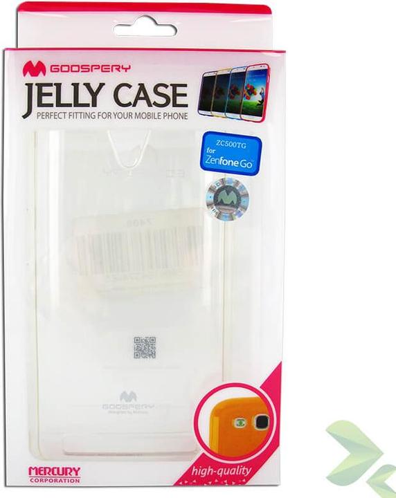 Actual product image Transparent Jelly - Case Asus Zenfone Go 5.0 (przezroczysty) (Asus Zenfone 5Z)