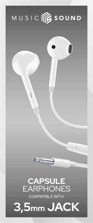 Actual product image Cellularline Music Sound Earphones Capsule (Cable)
