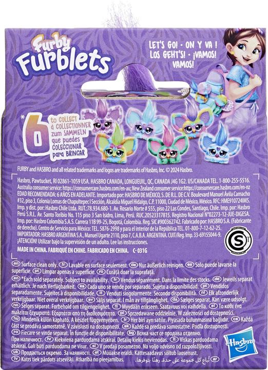 Actual product image Furby Furblets Ray-Vee Mini electronic plush toy (5 cm)