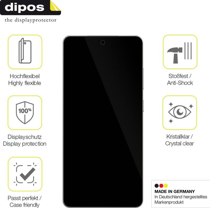 Produktbild Dipos 3D Full Cover Schutzfolie (1 Stück, OnePlus 13R)