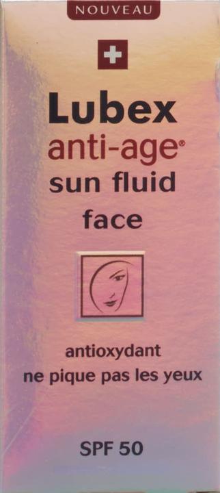 Produktbild Lubex anti-age Sun Fluif FACE UVA + B LSF 50+ (Sonnencreme Gesicht, SPF 50, 30 ml, 50 g)