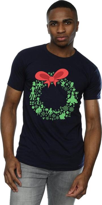 Immagine prodotto Avengers Christmas Wreath Maglietta Uomo (S)