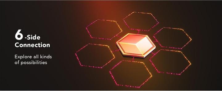 Productafbeelding Govee paneelverlichting Glide Hexa Ultra, 7-pak (130 lm)