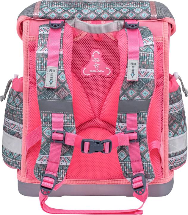 Produktbild Belmil CLASSY Schulrucksack 4-teiliges-Set Horse Aruba Blue (19 l)