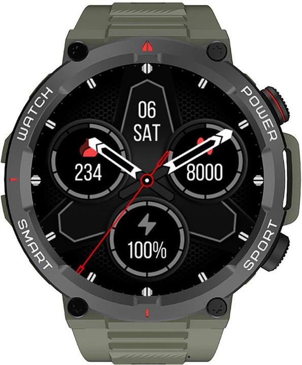 Immagine prodotto Blackview W50 (Orologio connesso - 1,39" - Microfono incorporato) Verde (47.50 mm)