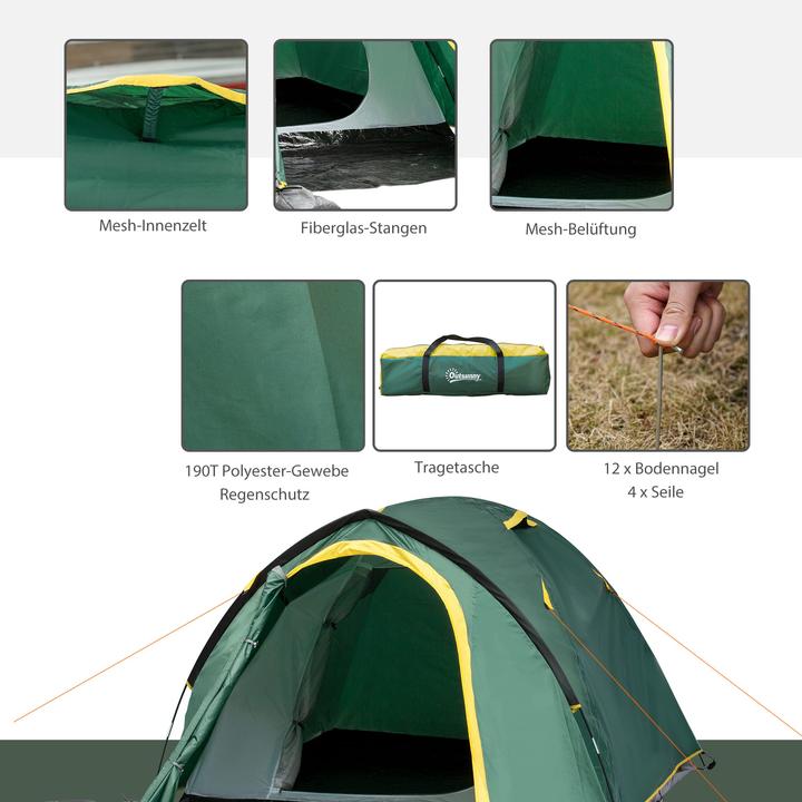 Produktbild Jamb Kuppelzelt (Kuppelzelt, 3.85 kg, 2 Personen)