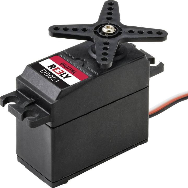 Reely Standard servo D5021 Digital servo Gearbox material: Plastic Connector system: JR