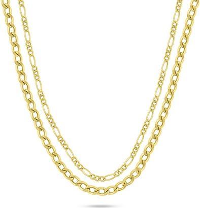 Produktbild Brilio Silver - Fine Double Gold Plated Necklace NCL142Y