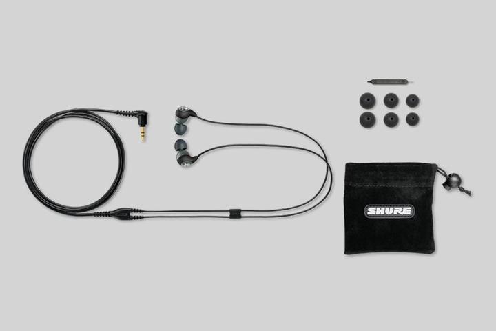 Produktbild Shure In-Ear-Kopfhörer SE112-GR-EFS Grau Schwarz (NC, Kabelgebunden)