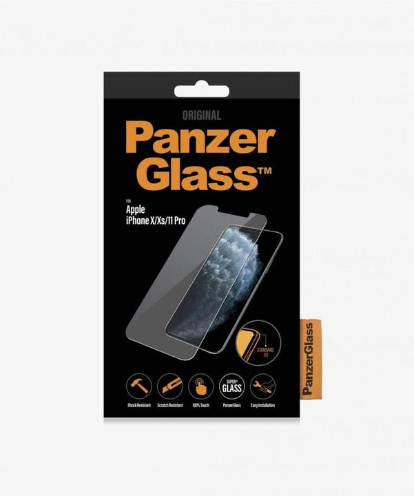 Immagine prodotto PanzerGlass vestibilità standard (1 Pezzo/i, Apple iPhone XS, Apple iPhone 11 Pro, Apple iPhone X)