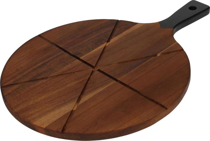 Produktbild Excellent Houseware Pizzabrett aus Akazienholz mit Pizzaschneider
