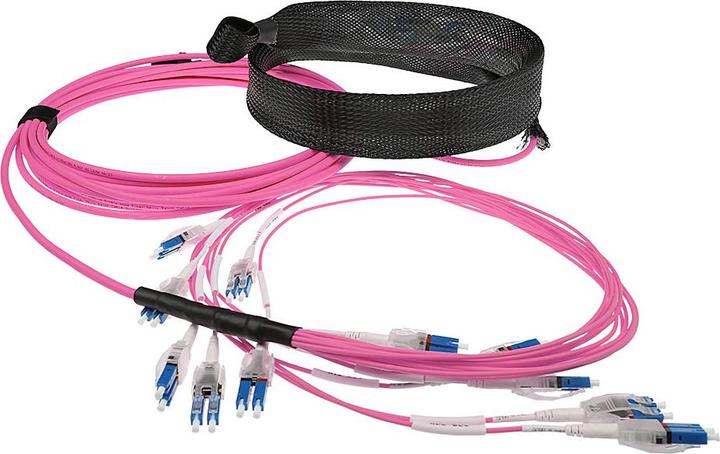 Immagine prodotto 60 metri di cavo in fibra multimodale 50/125 OM4 pretermesso 24F LC Polarity Twist (60 m)