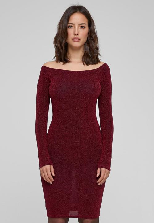 Immagine prodotto Urban Classics Vestito donna off shoulder a maniche lunghe con glitter - 126795 (L)