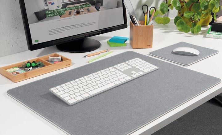 Immagine prodotto Sigel Tapis souris Eyestyle, gris clair-noir, couche intermédiaire e coutures blanches, PET recyclé, PP r