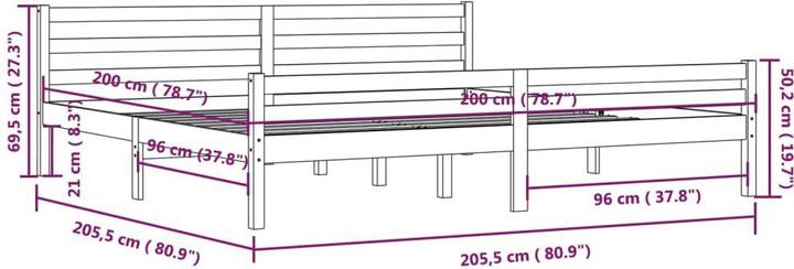 Produktbild VidaXL Ingaborg (200 x 200 cm)