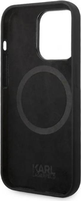 Image du produit Karl Lagerfeld iPhone 14 Pro MagSafe Compatible Case Liquid Silicone Karl Head (Apple iPhone 14 Pro)