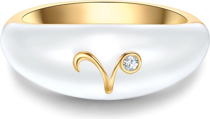 Image du produit Glanzstücke München Bague femme signe du zodiaque Bélier - 35962 (48, Argent 925)