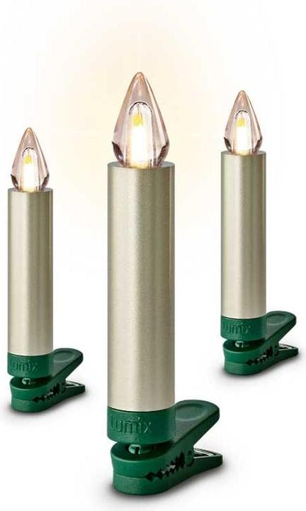 Actual product image Krinner LED Tree Candle SuperLight Flame, Cashmere, Starter Set of 12