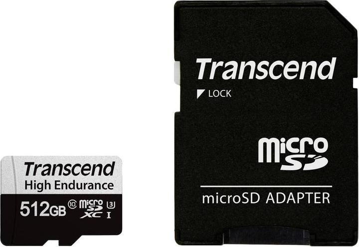 Image du produit Transcend USD350V (512 Go, microSDXC, U3, UHS-I)