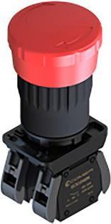 Produktbild Rs Pro Not-Aus-Schalter Kunststoff Pilzkopf, Rot Ø 22mm 2 Öffner Drehfreigabe