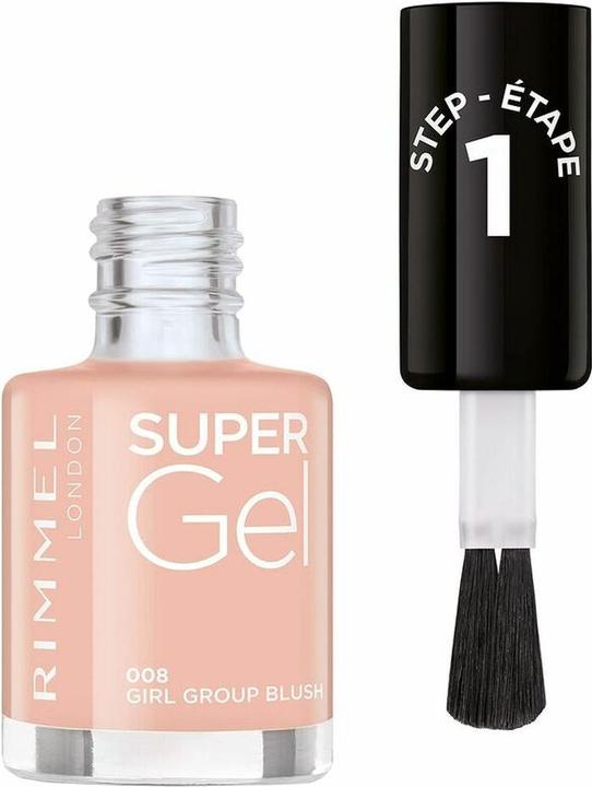 Image du produit Rimmel London RIMMEL Super Gel Vernis à Ongles N° 008 Girl Group 12ml (008, Vernis à ongles effet gel)