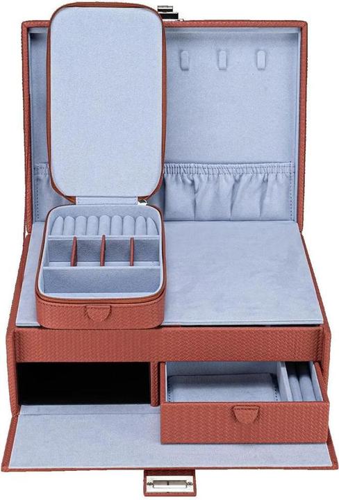Produktbild Windrose 803954.03 - Schmuckkoffer L mit Einsatz Corbello terrakotta