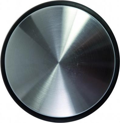 Produktbild Alba Türstopper, Edelstahl-Oberfläche, Durchmesser: 110 mm rund, Höhe: 40 mm, Gewicht: 1.050 g, breite, s (1 Stück, 11 x 4 cm)