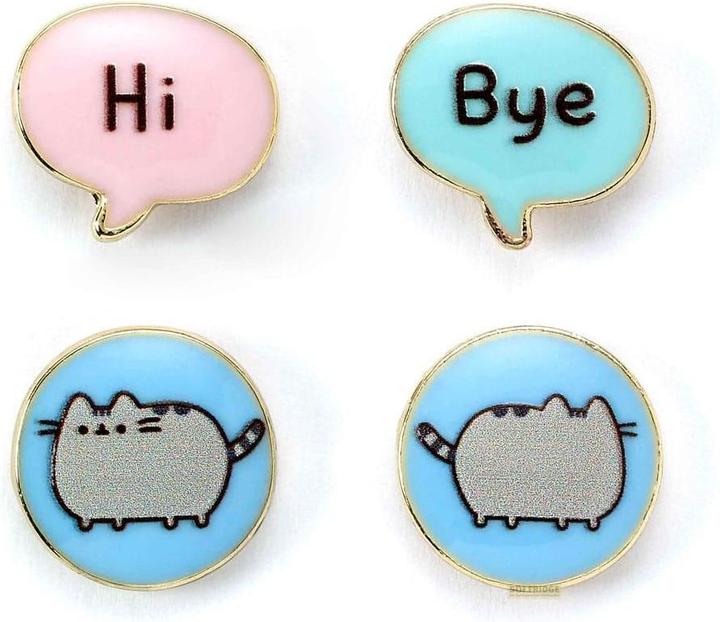 Produktbild Carat PUSHEEN - Hi & Bye - Set de 2 Paires de Boucles d'Oreilles (Emaille, Zinklegierung)