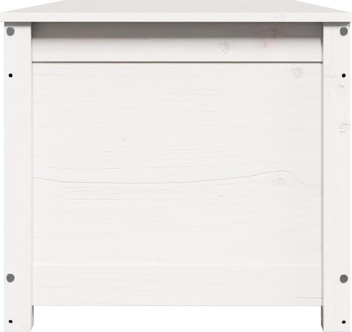 Image du produit VidaXL Truhe Weiss 110x50x45,5 cm Massivholz Kiefer,Farbe