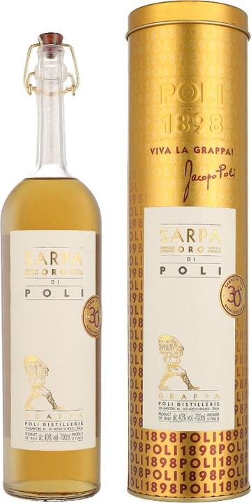 Poli Grappa Sarpa Oro di (1 x 70 cl)