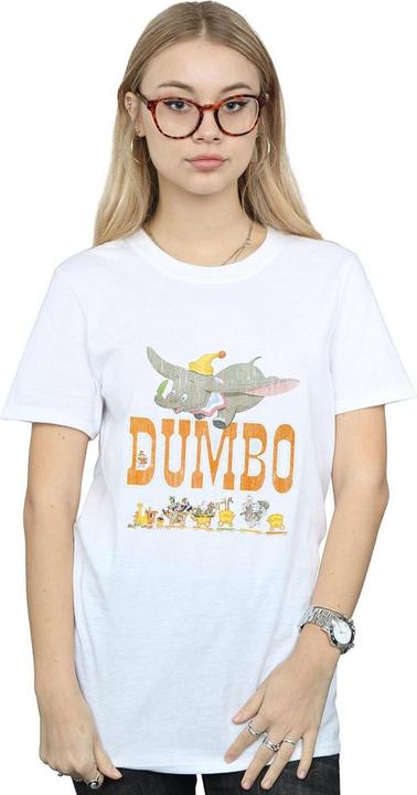 Actual product image Disney Womens/Ladies Dumbo The One And Only Cotton Boyfriend T-Shirt (L)