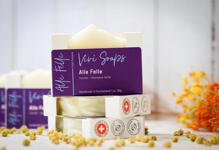 Produktbild Vivi Soaps Alle Felle - Tierfellseife (Hartseife)