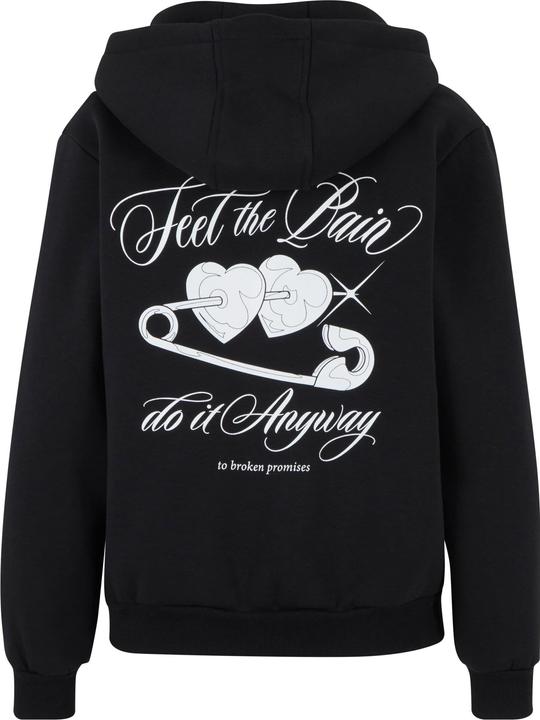 Produktbild Miss Tee Feel The Pain Ladies Fluffy Zip Hoody - 185287 (M)