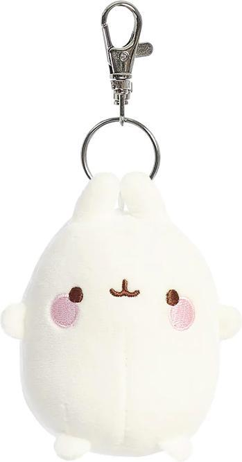 Immagine prodotto Molang AURORA, 14223, Fermaglio per chiavi, 4 pollici, peluche, bianco