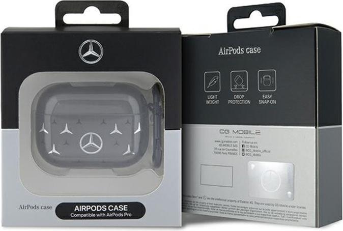 Produktbild Mercedes-Benz Mercedes MEAP8DPMGS AirPods Pro cover czarny/black Large Star Pattern (Kopfhörer Tasche)