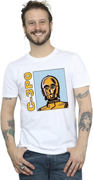 Produktbild Star Wars C3PO Line Art TShirt (S)