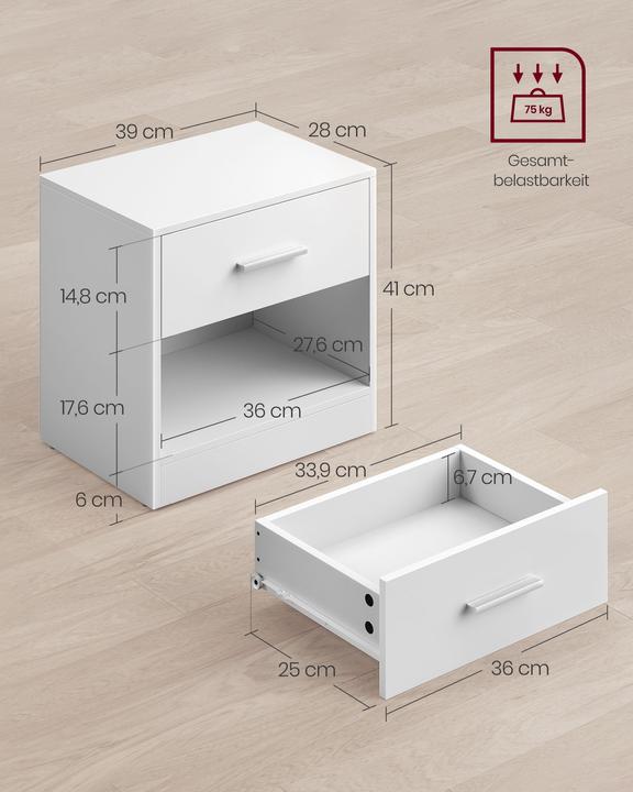 Image du produit Vasagle Hannah (39 x 28 x 41 cm)