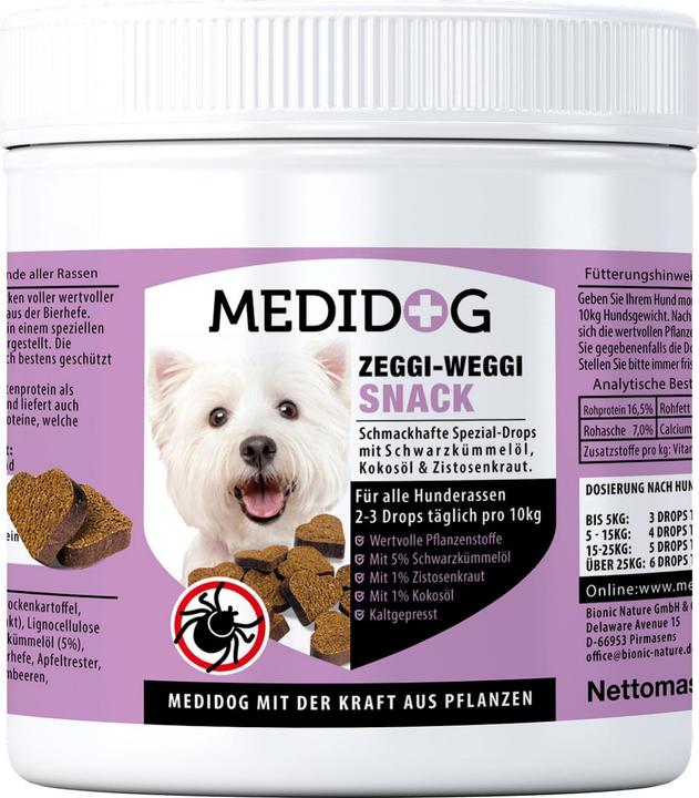 Produktbild Medidog Zeggi Weggi Drops (Adult, Senior, 1 Stk., 400 g)