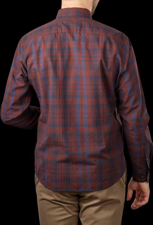 Produktbild Marc O'Polo Button Down Shirt Chest Pocket Multi/Crimson Bro (XXL)