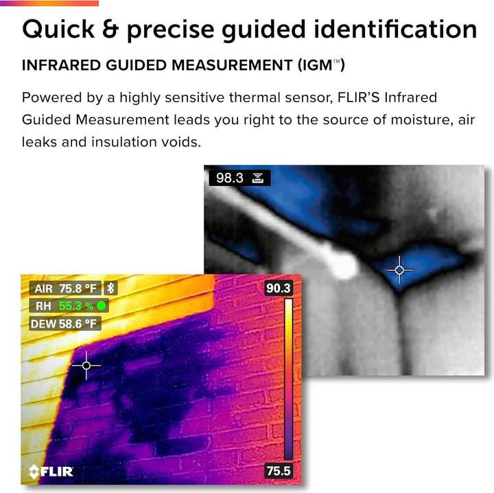 Image du produit Flir MR277 Hygromètre/psychromètre Indoor Electronic psychrometer