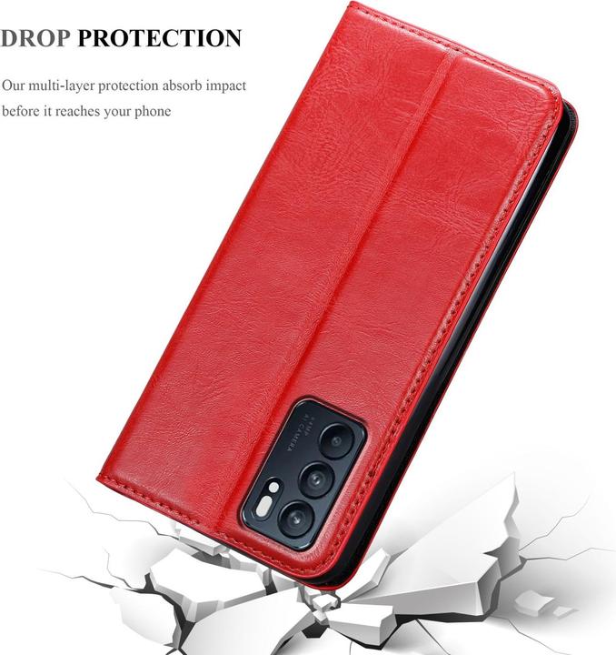 Immagine prodotto Cadorabo Libro Invis. Coperchio magnetico (Oppo Reno 6 5G)