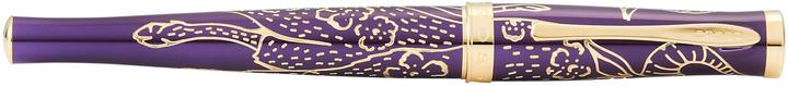 Actual product image Cross Rollerball Sauvage Year of the ox plum lacquer in giftbox (Plum lacquer)