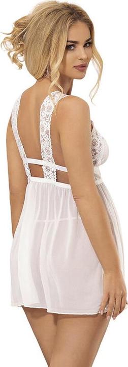 Immagine prodotto Subblime Babydoll Con Scollo A V In Pizzo Bianco S/M (S/M)