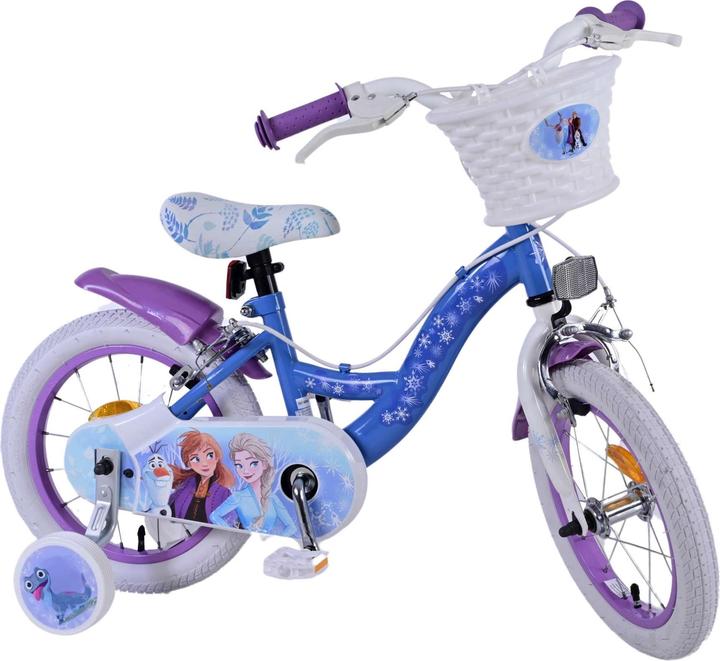 Immagine prodotto Disney Bicicletta per bambini Frozen 2 da 14 pollici blu/viola - sicurezza, divertimento e stile tutto in (14")