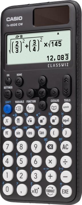 Actual product image Casio FX-85DE CW (Solar cells, Batteries)