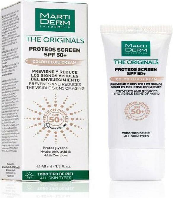 Martiderm Proteos Screen SPF50 Color 40 ml (Sonnencreme, SPF 50, 40 ml)