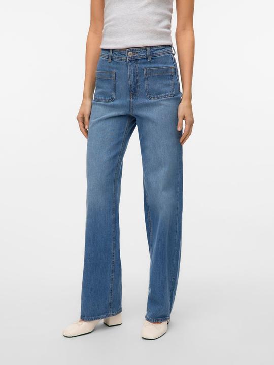 Produktbild Vero Moda VMTESSA Hohe Taille Weiter Beinschnitt Jeans Weit geschnitten (W26/L32)