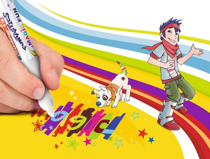 Actual product image Edding Fibre-tip pens 13 Funtastics set of 8 (Multicoloured, 8 x)